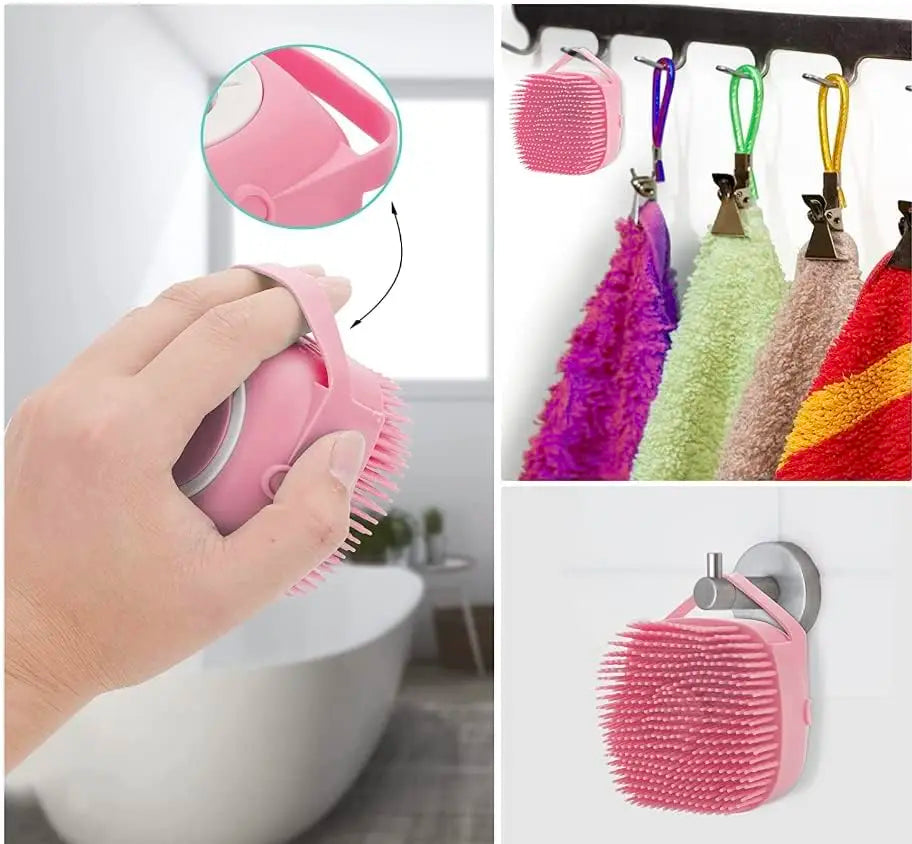 Portable Dog Paw Cleaner with Grip and Absorbent Towels for Small to Large Breeds
