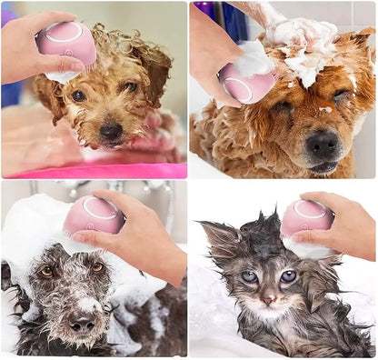 Portable Dog Paw Cleaner with Grip and Absorbent Towels for Small to Large Breeds