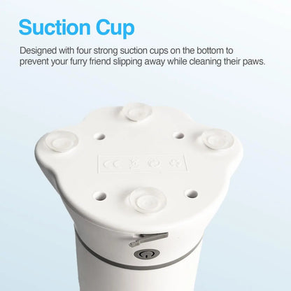 ALL for PAWS Automatic Dog Paw Cleaner, Dog Foot Washer Electric Paw Washer for Dogs Portable Paw Cleaner Cup, Mud Paw Clean Station, Silicone Brush Soft for Paws, Two Speed, Suction Cup Bottom