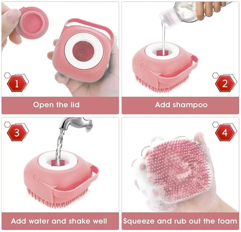 Portable Dog Paw Cleaner with Grip and Absorbent Towels for Small to Large Breeds