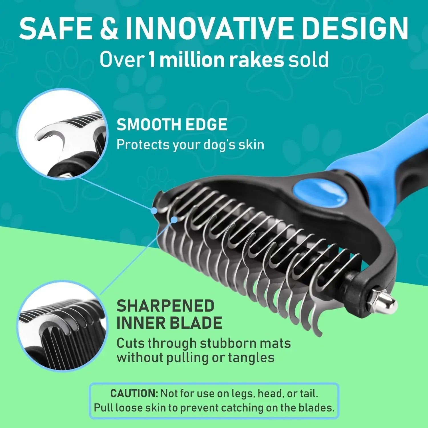 Professional Double-Sided Pet Grooming Brush for Dogs and Cats - Extra Wide Shedding and Deshedding Tool, Slicker Brush, Self-Grooming Solution, Ideal Gift