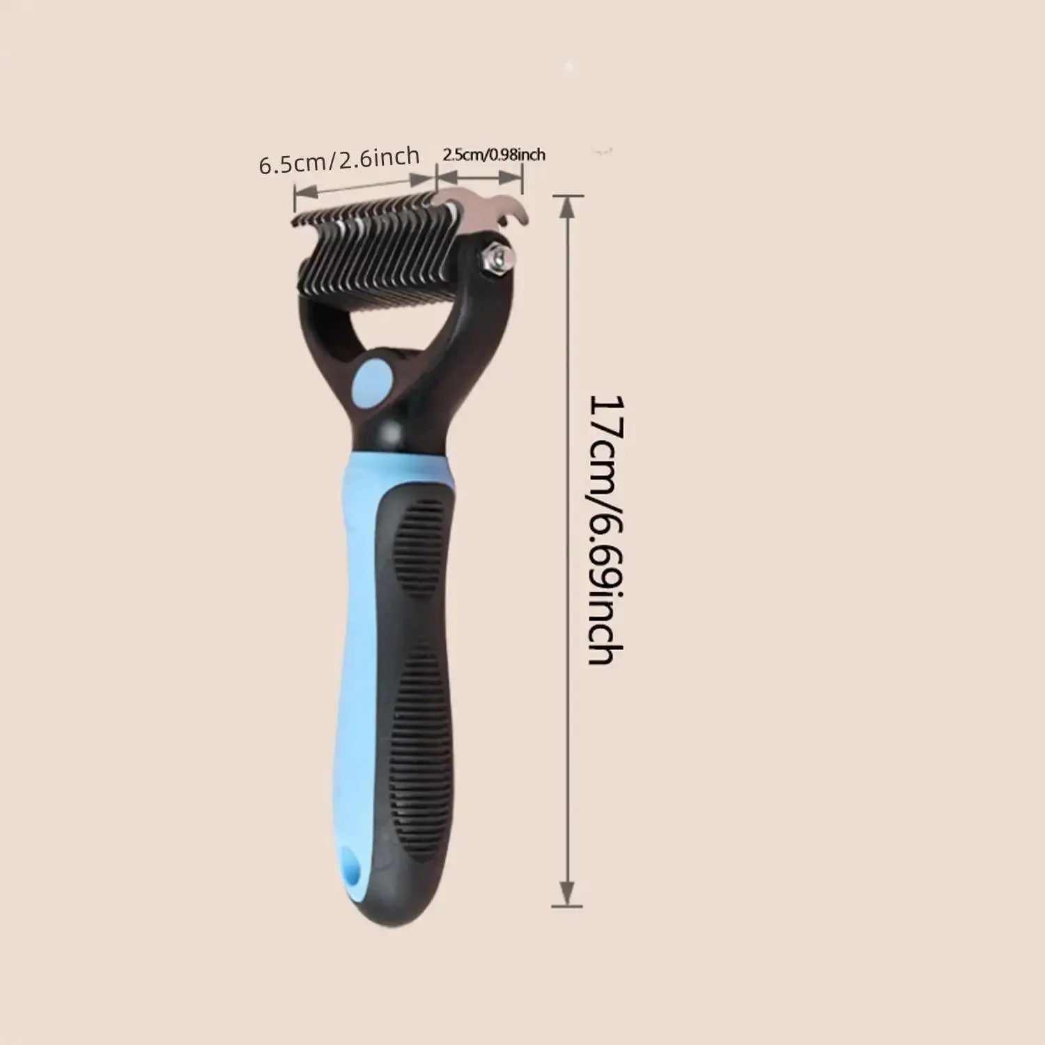 Professional Double-Sided Pet Grooming Brush for Dogs and Cats - Extra Wide Shedding and Deshedding Tool, Slicker Brush, Self-Grooming Solution, Ideal Gift